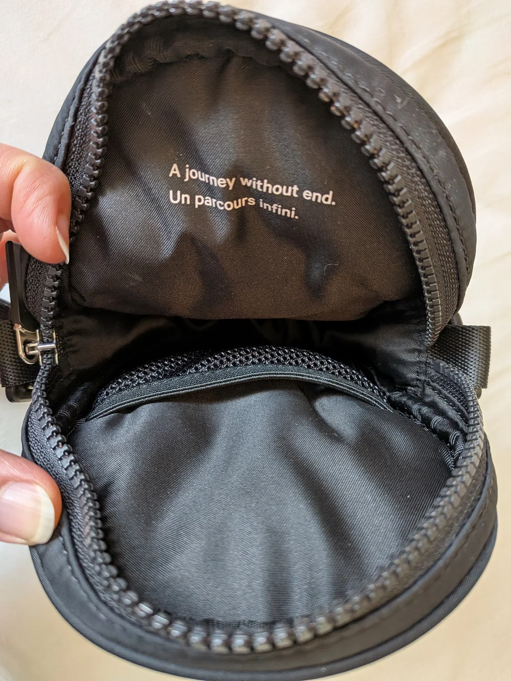 lululemon athletica Olympic Black Quilted Maple Leaf Mini Crossbody - Picture 6 of 7